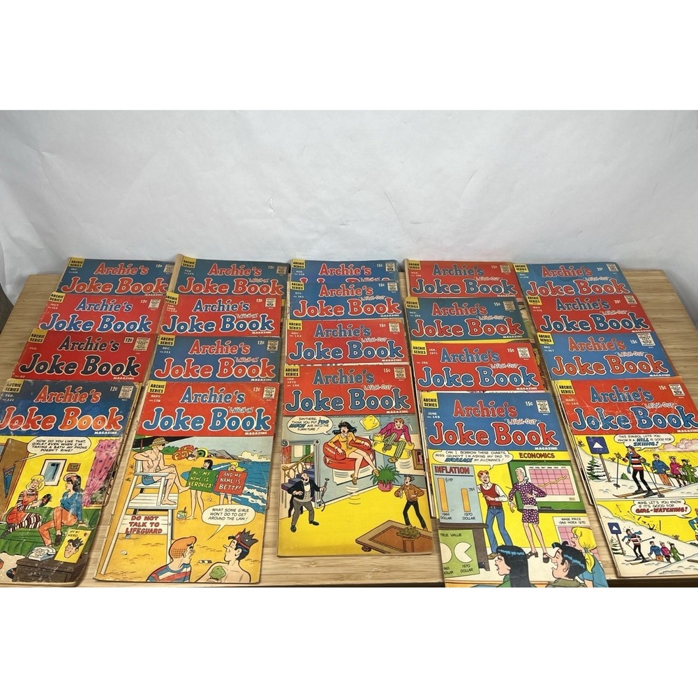 Vintage Archie's Joke Book Comic Lot (20) Silver Bronze Age Run - Picture 2 of 16